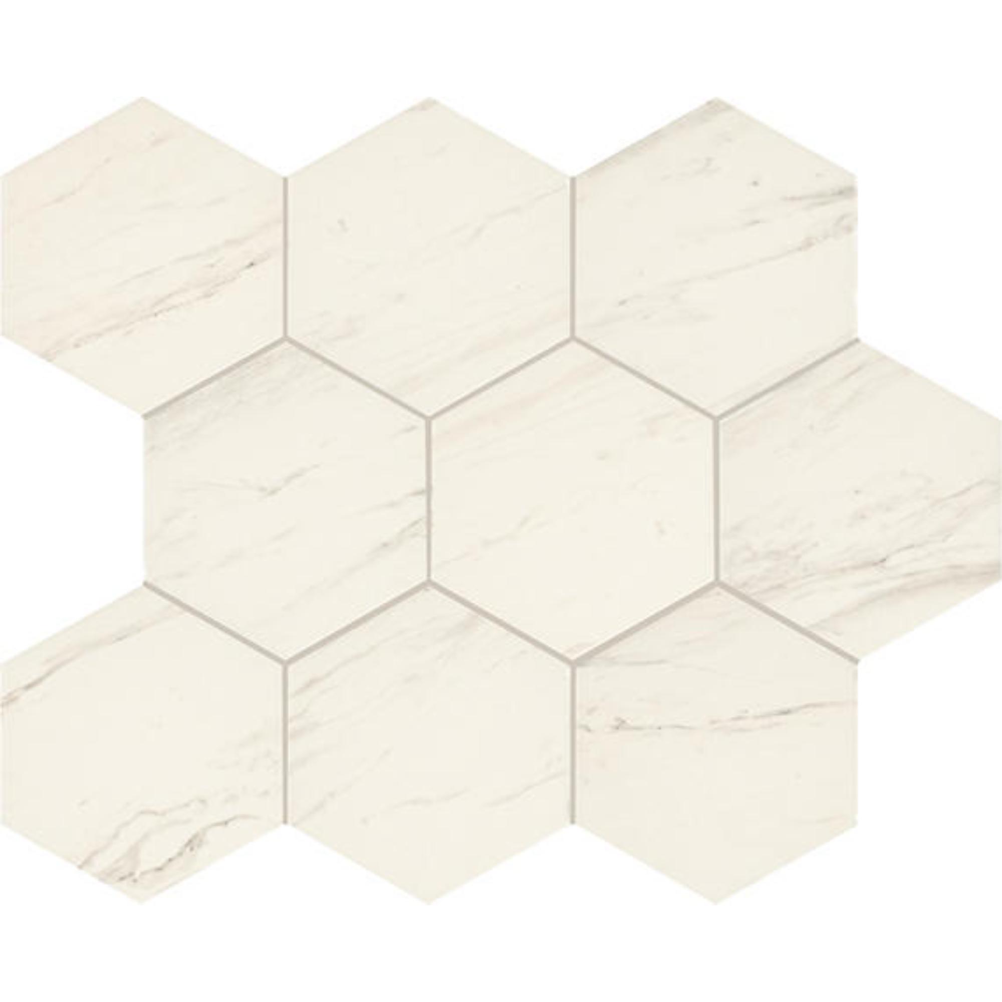 Perpetuo Timeless White Hexagon 1.5 Matte