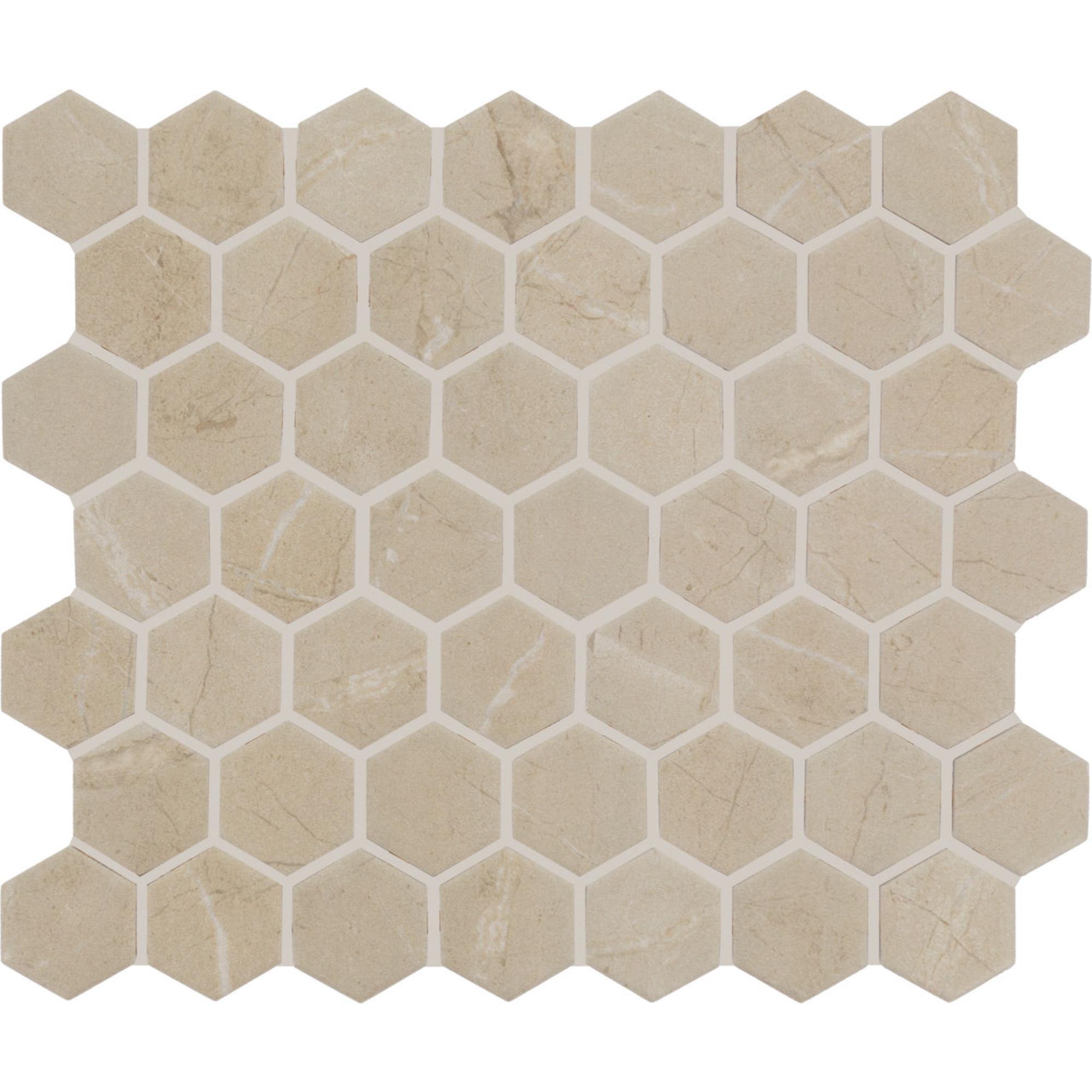 Perpetuo Elegant Beige Hexagon 1.5 Matte