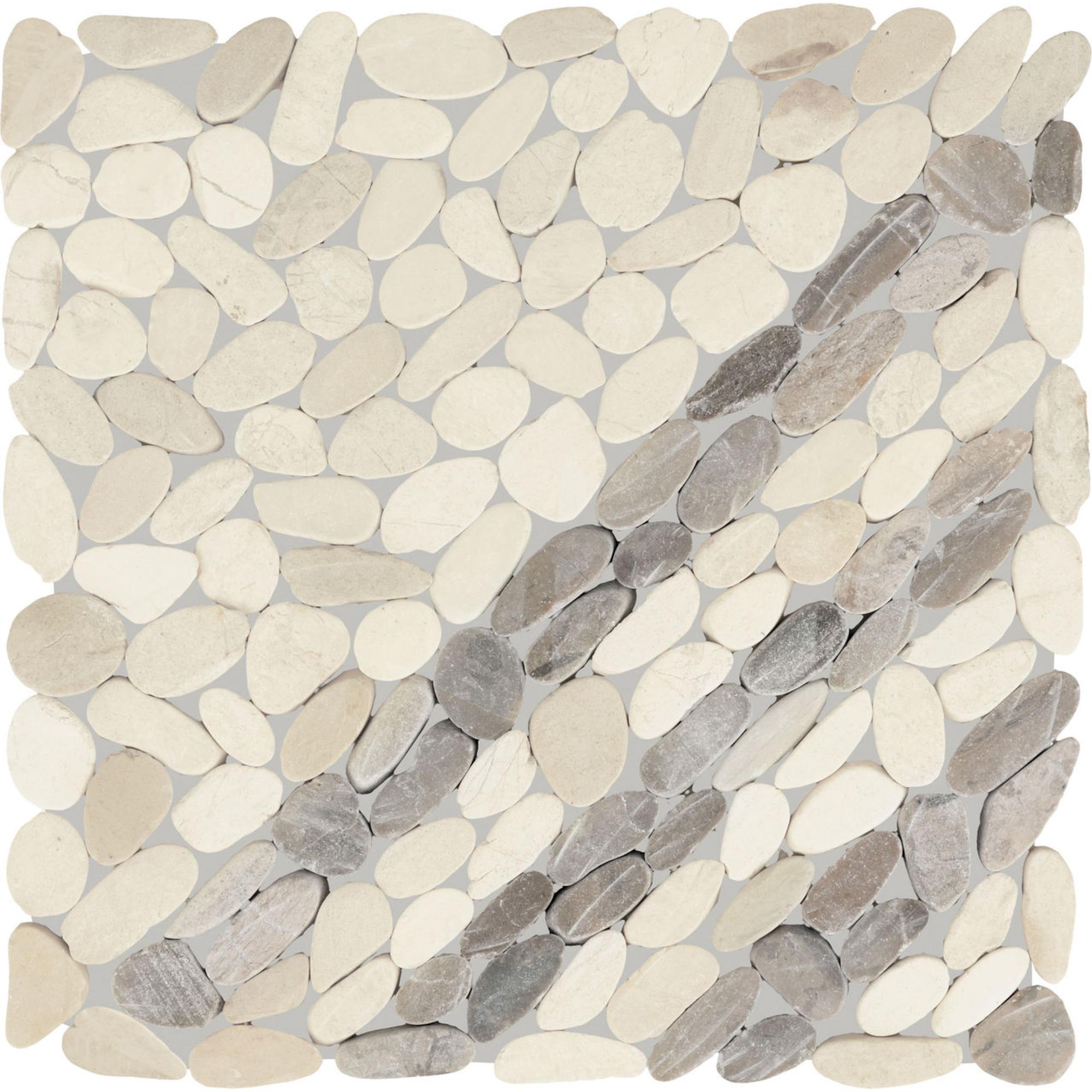 Pebble Oasis Seashell Flat Pebble Tumbled