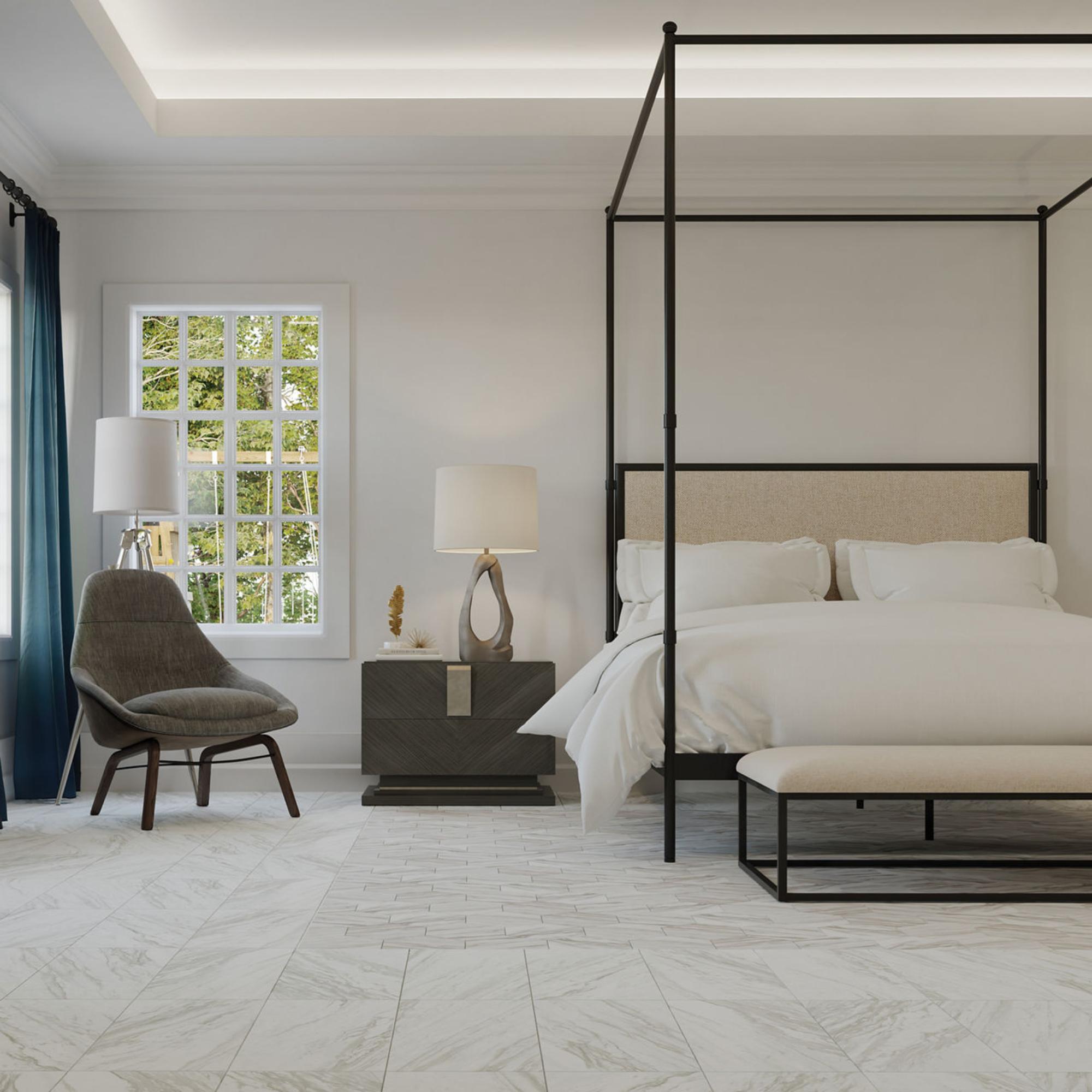 Perpetuo Timeless White Rectangle 12X24 Matte