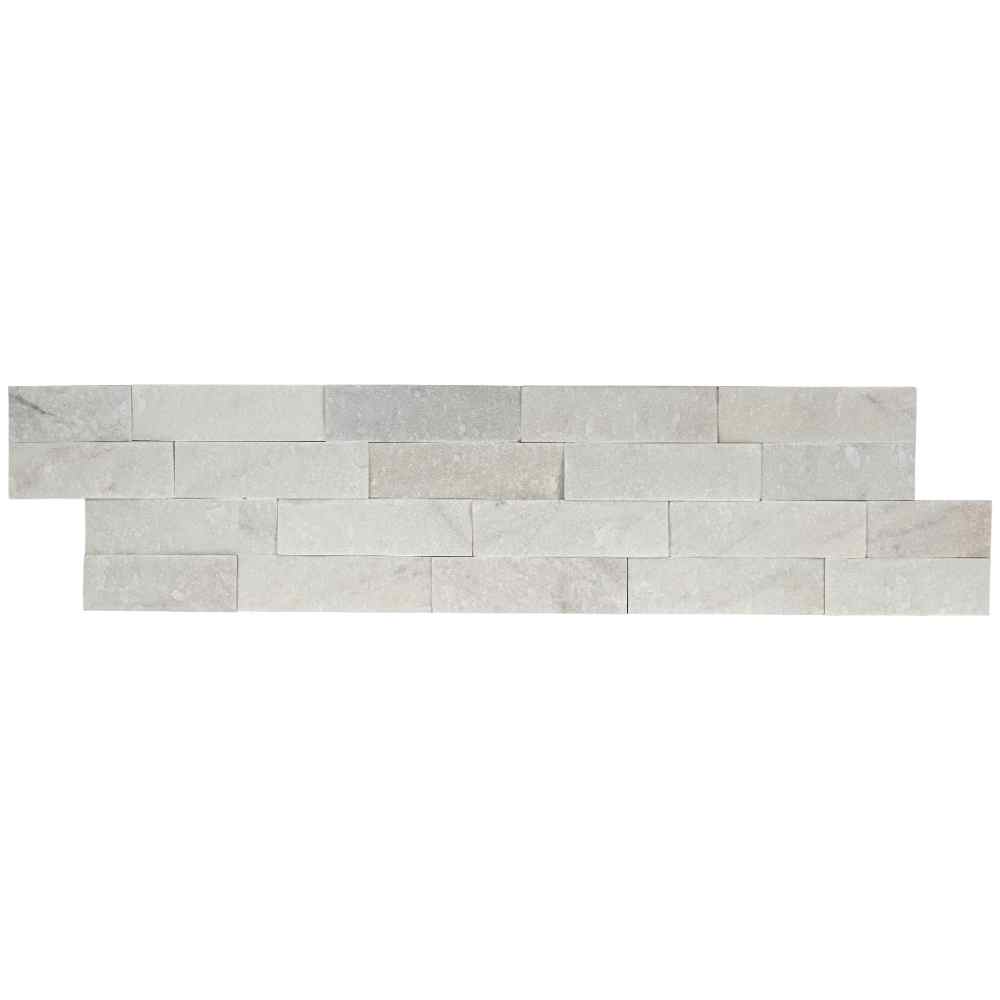 Cosmic White Rockmount 6X24 Split Face Ledger Panel