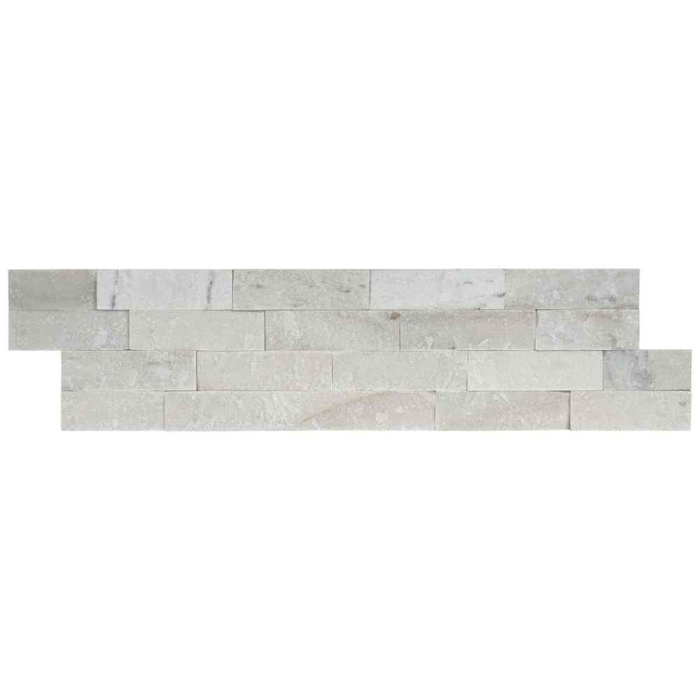 Cosmic White Rockmount 6X24 Split Face Ledger Panel