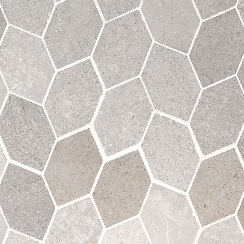 Lilly Pad 12x12 Honed Limestone Mosaic
