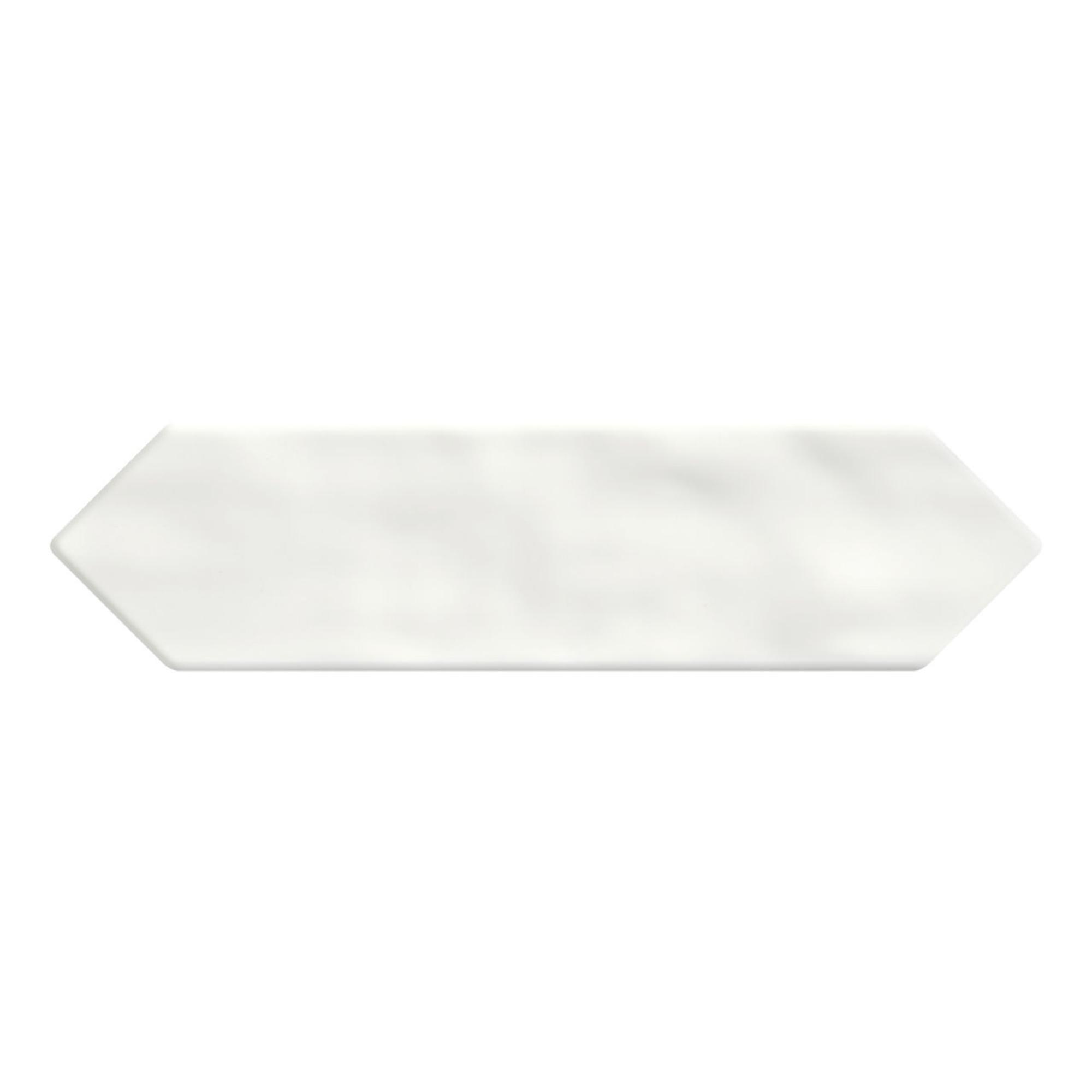 Arctic White Picket 3X12 Undulated Matte