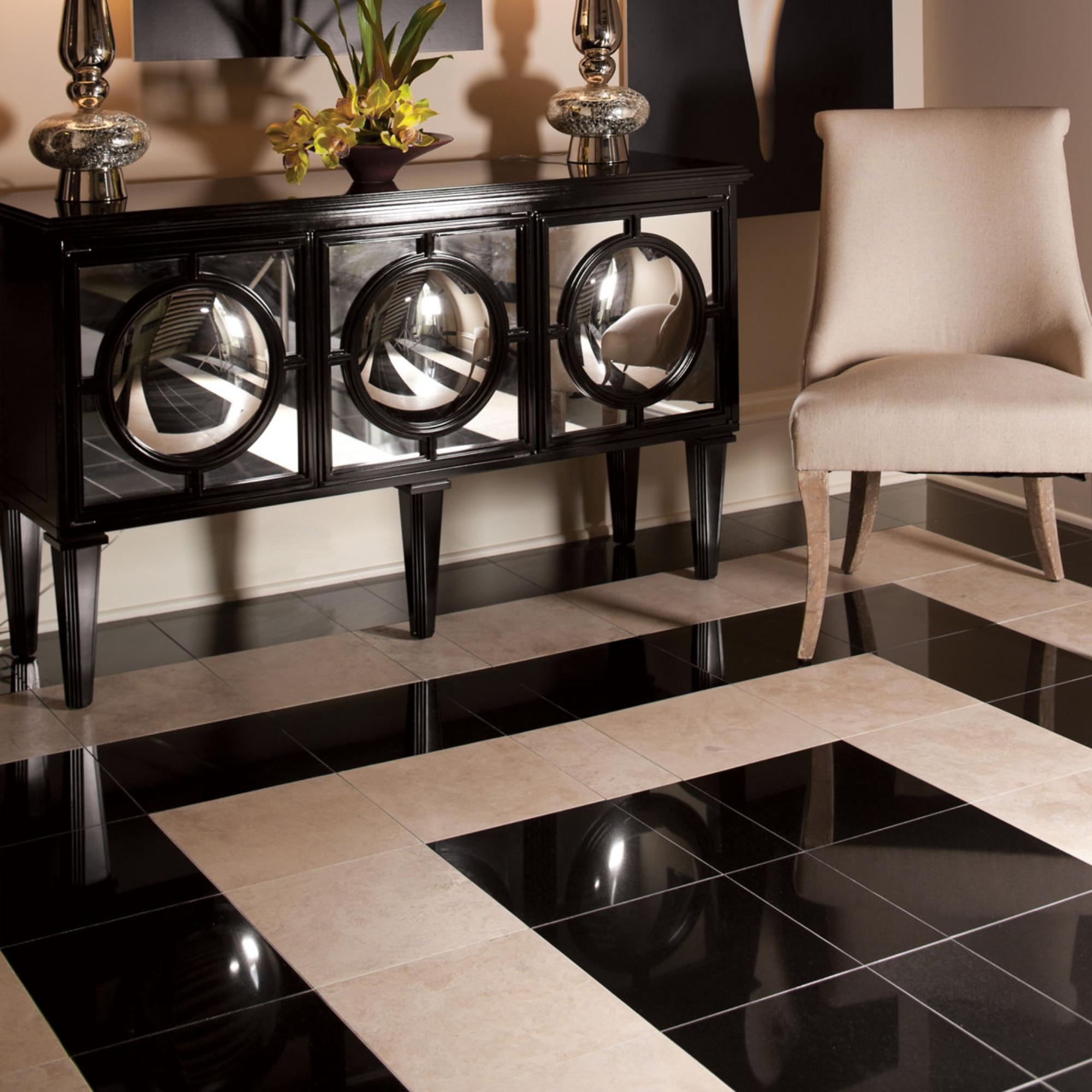 Absolute Black Square 18X18 Polished