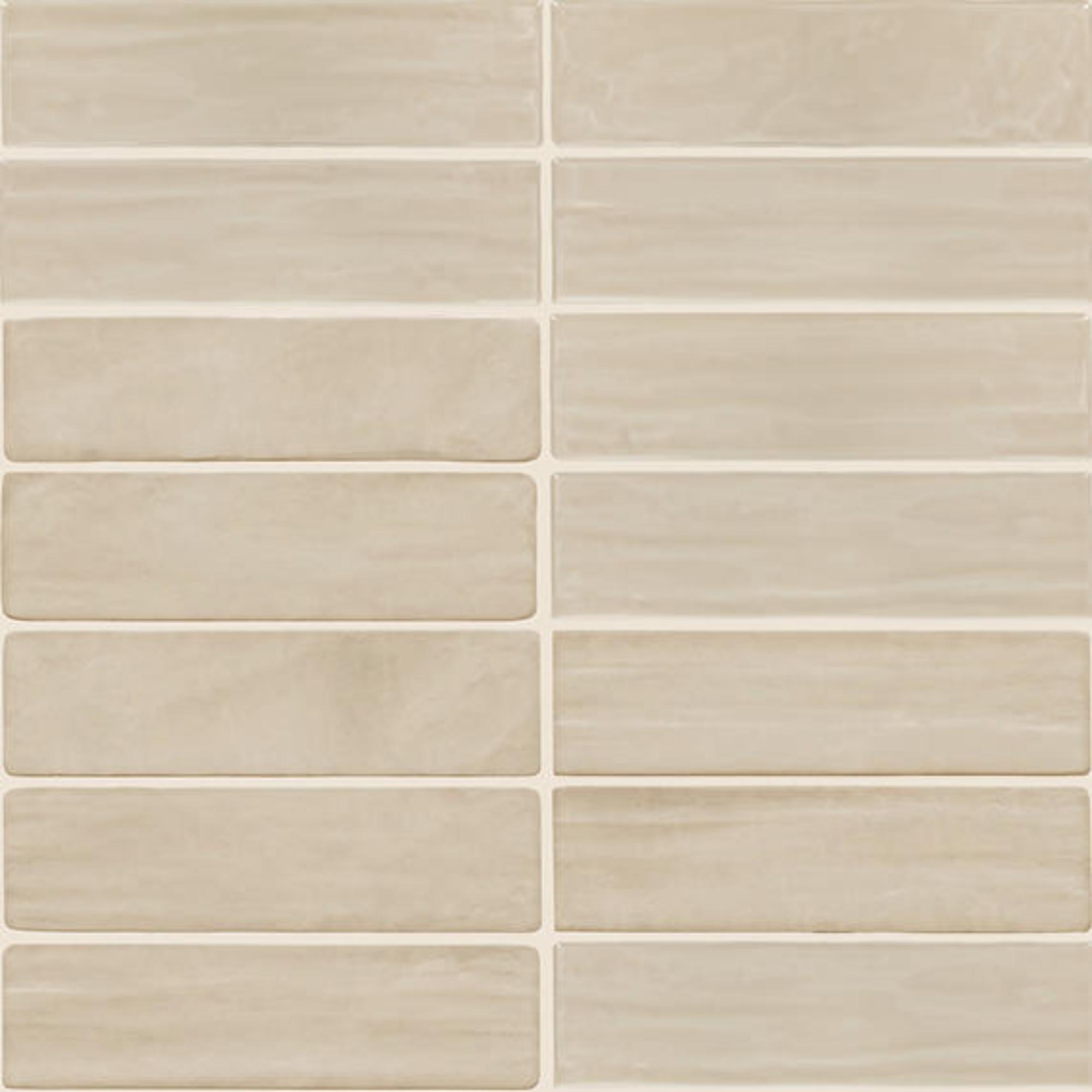 Artcrafted Dune 3X12 Handcrafted Glossy Wall Tile