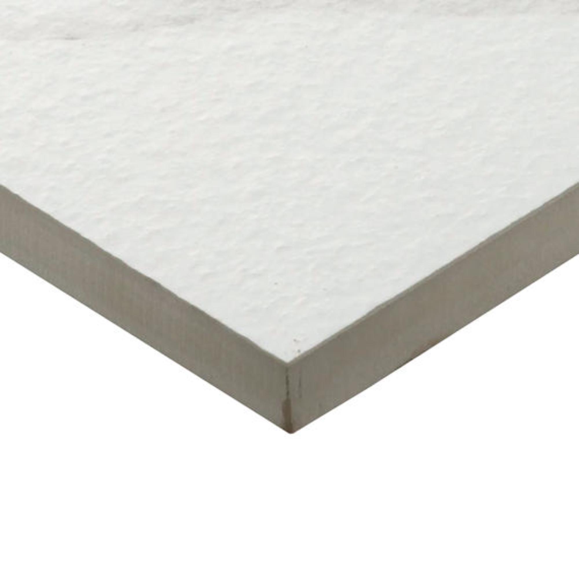 Artsy Studio Carrara  24x24 Polished Marble Look Porcelain Floor Tile