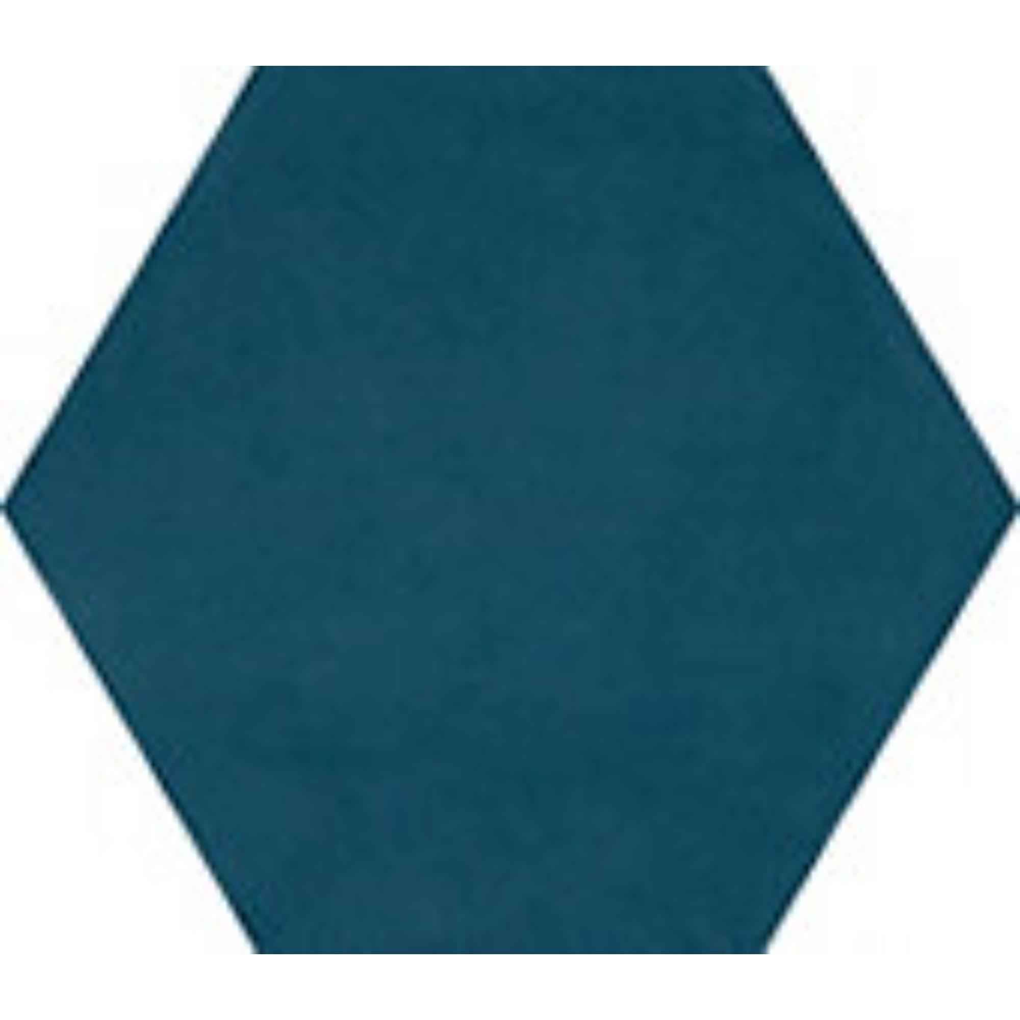 Beehive Medley Blue 8.5x10 Hexagon Matte Porcelain Tile