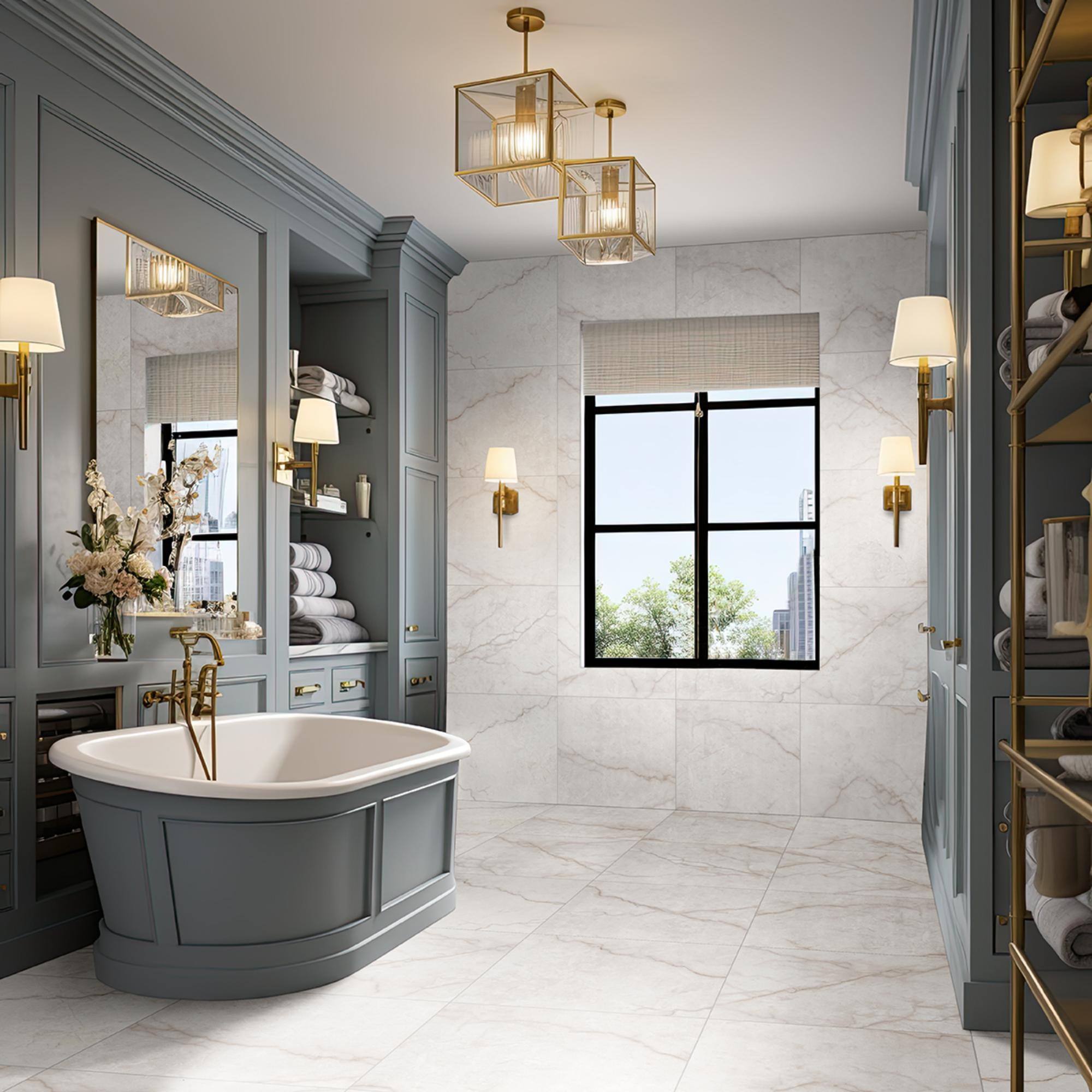 Brighton Gold 48x48 Matte Porcelain Floor and Wall Tile