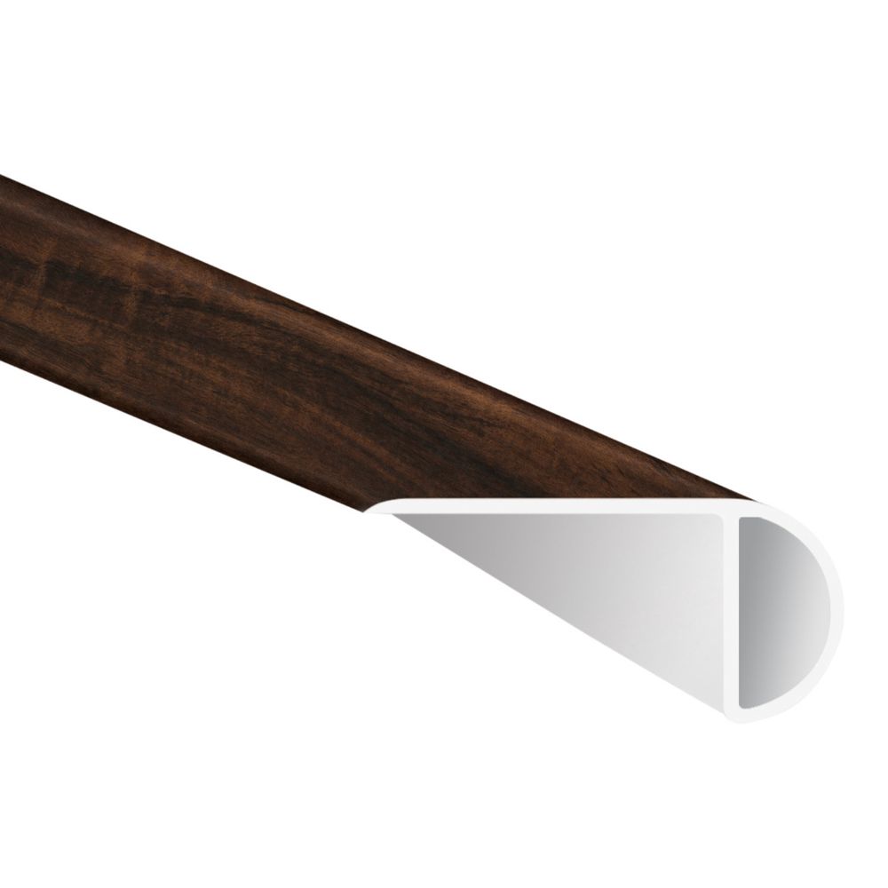 Burnished Acacia 2-3/4X94 Vinyl Overlapping Stair Nose