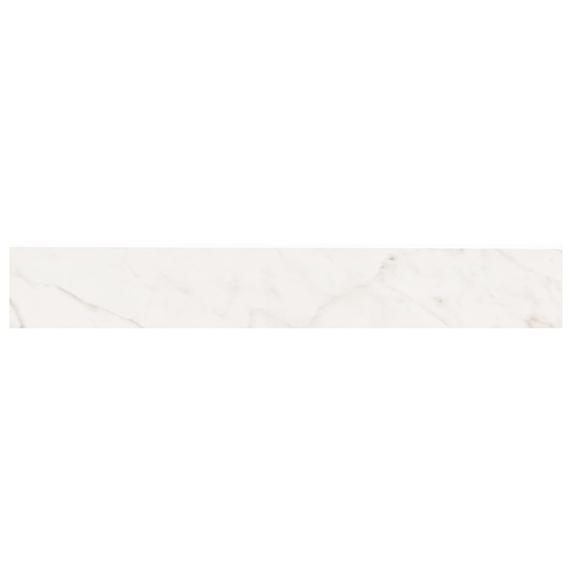 Kaya Calacatta Lucca 3X24 Polished Porcelain Bullnose Tile
