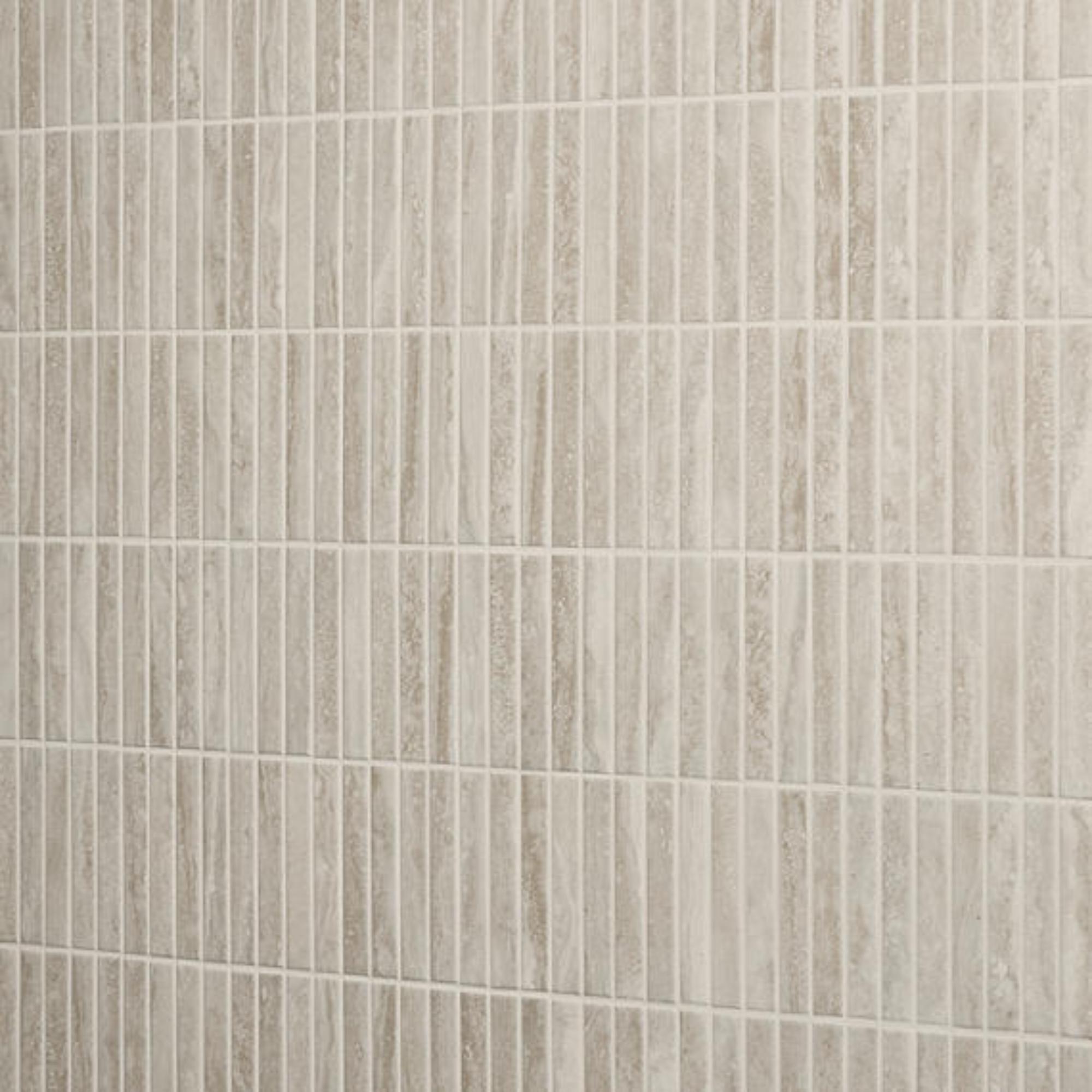 Calligo Nimbus 1x6 Stacked Microban Matte Porcelain Mosaic