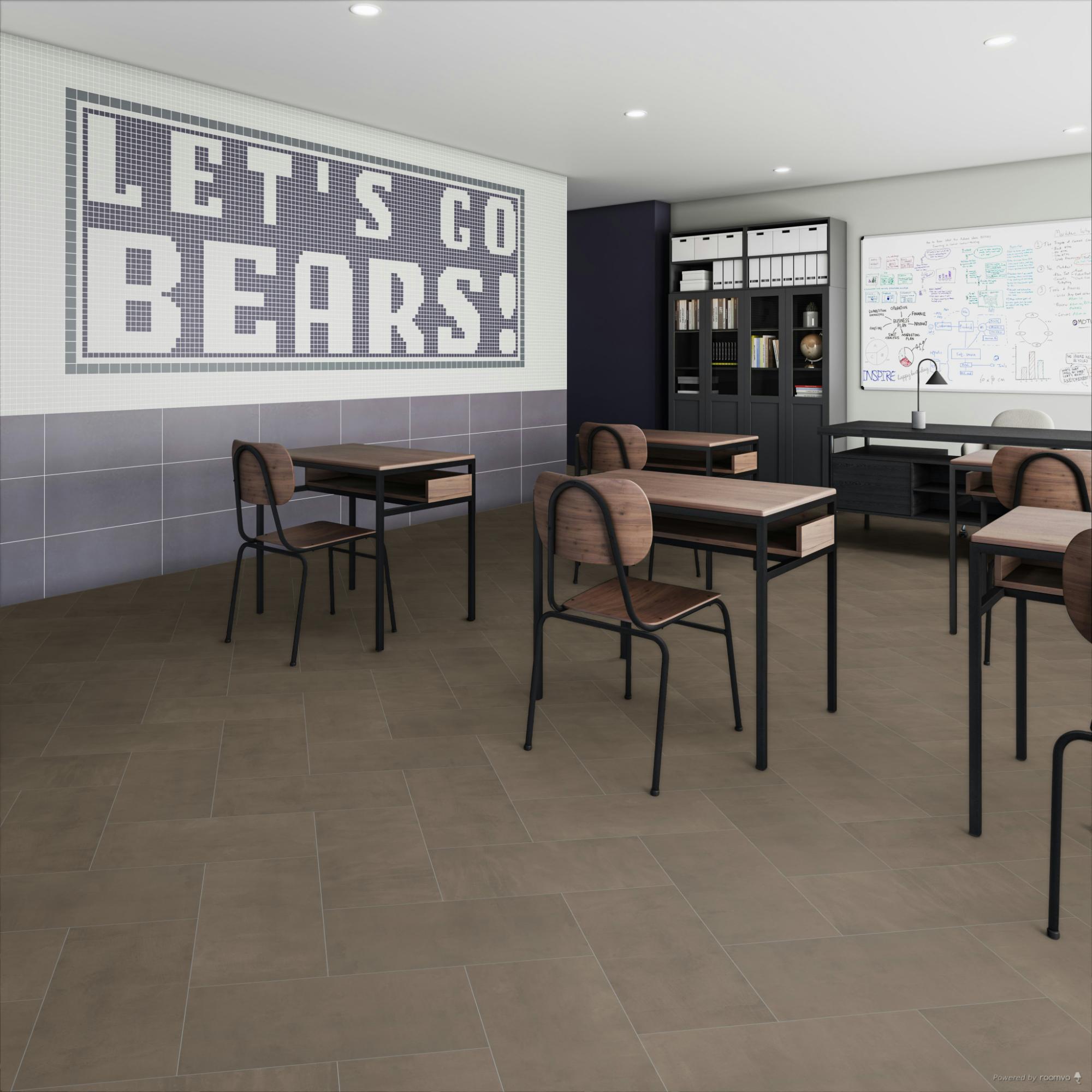 Chord Rhythm Brown 12X24 Matte Porcelain Floor Tile