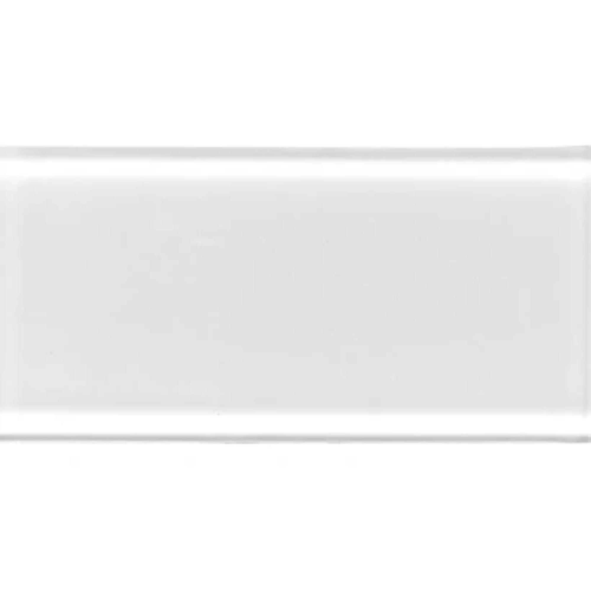 Color Wave Ice White 3X6 Glossy Porcelain Wall Tile