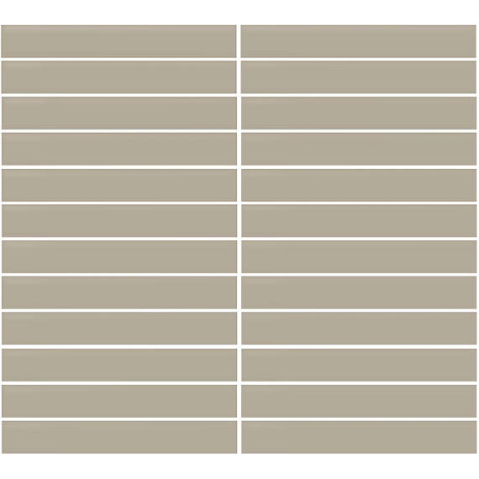 Color Wheel Architectural Gray 2X2 Straight Joint Matte Mosaic Tile