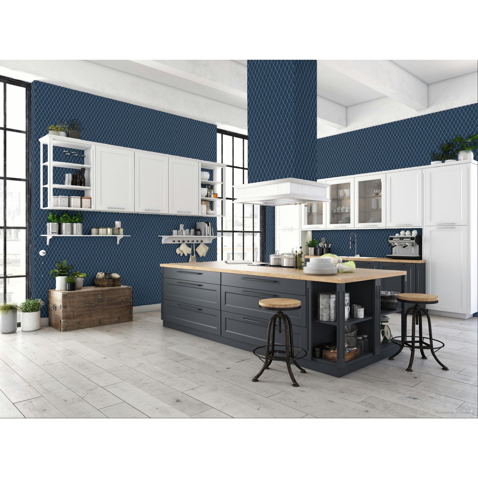 Color Wheel Retro Galaxy Harlequin 2X3 Matte Mosaic Tile 