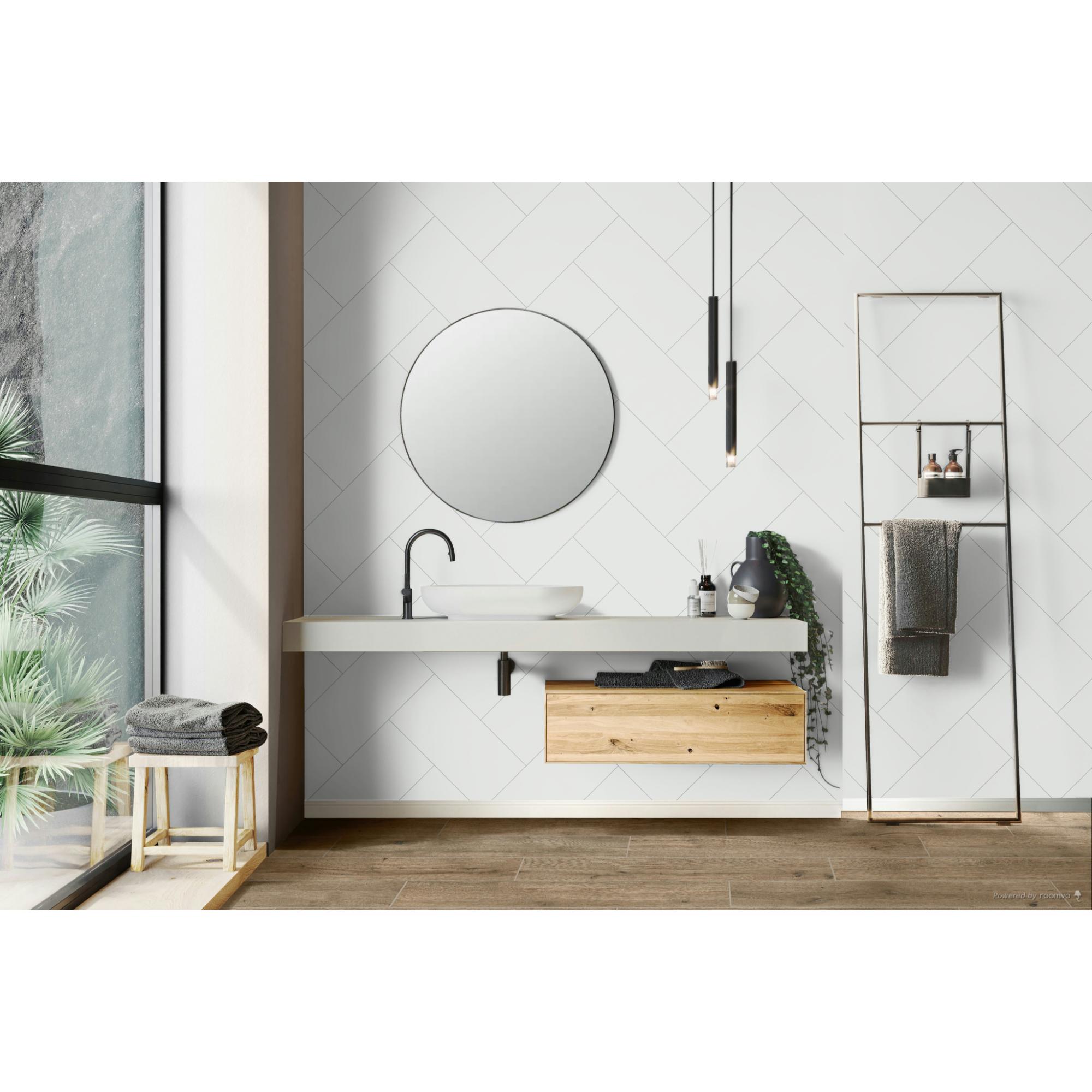 Composition Gesso Gloss 12X24 Glossy Ceramic Wall Tile