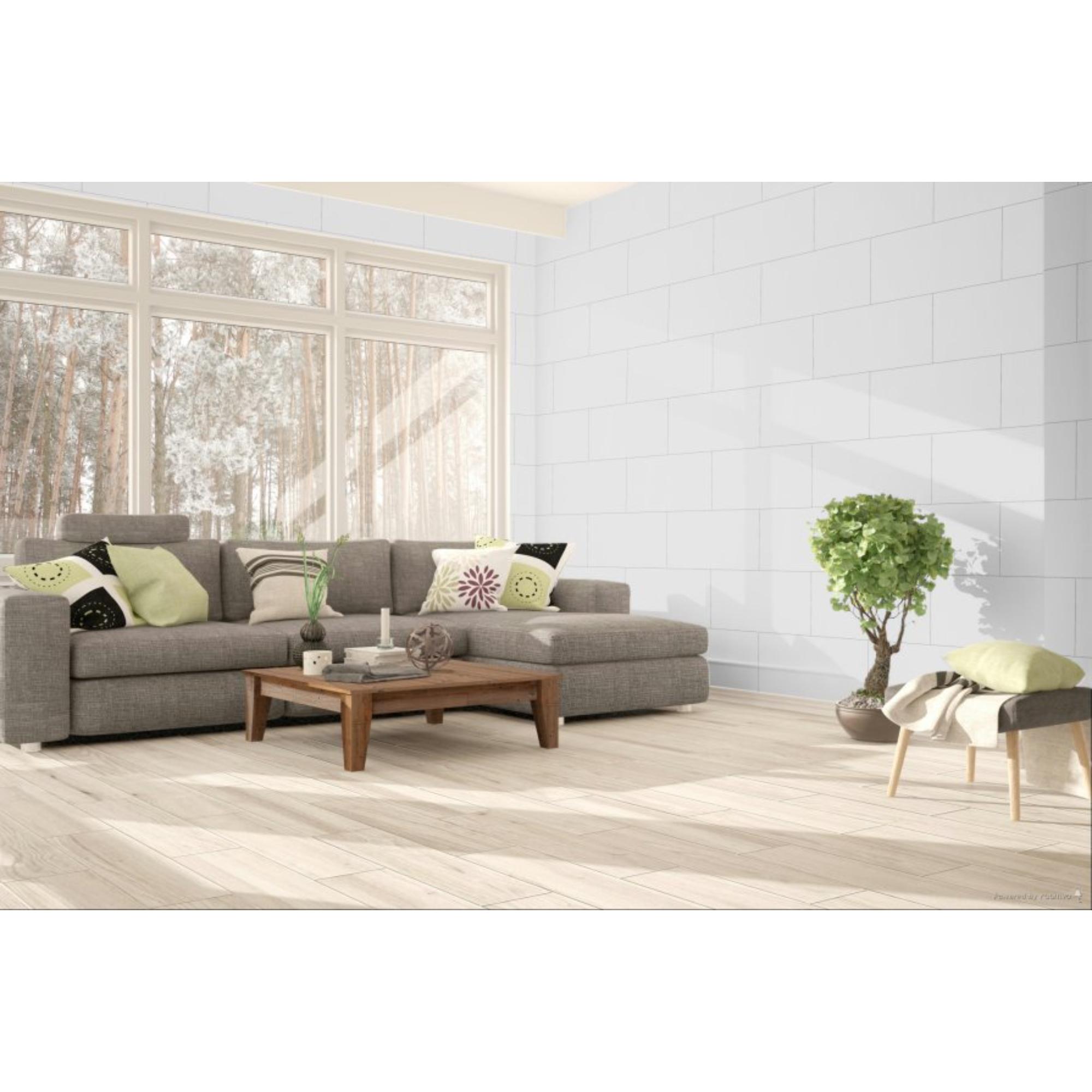 Composition Gesso Gloss 12X24 Glossy Ceramic Wall Tile