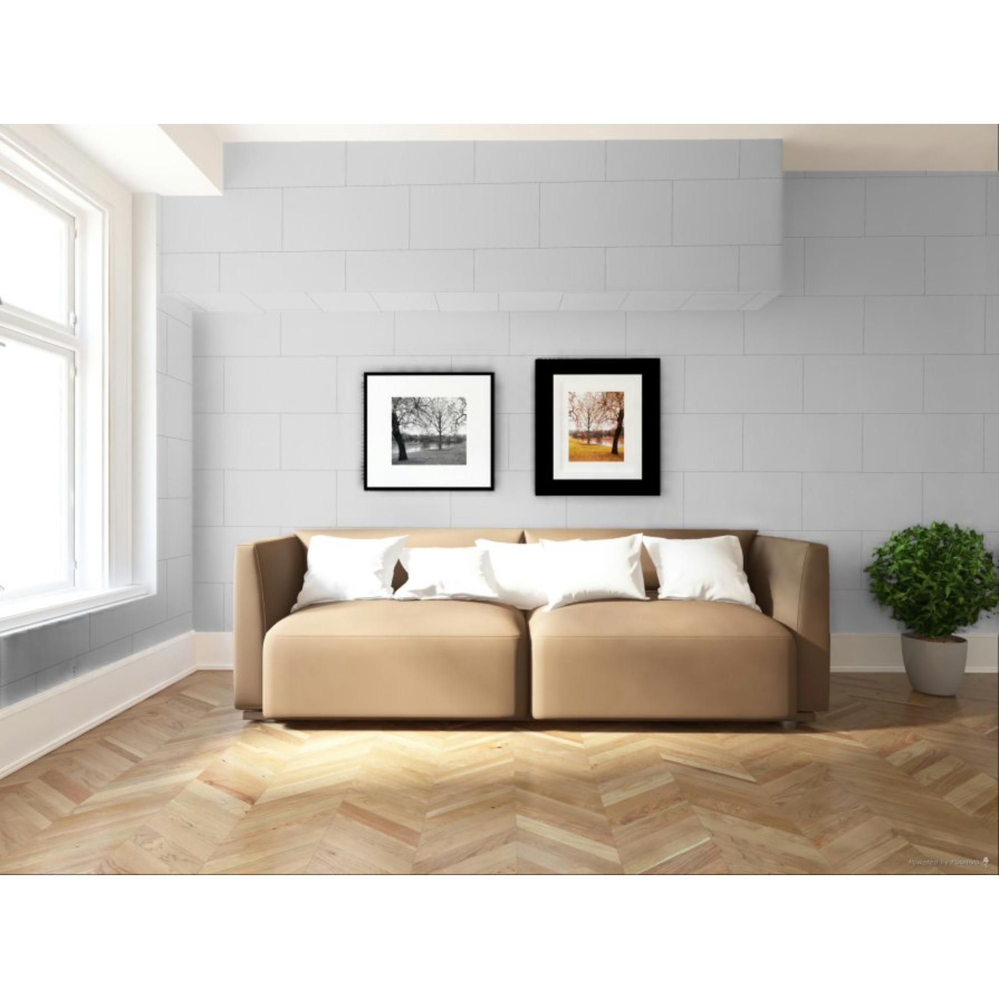 Composition Gesso Gloss 12X24 Glossy Ceramic Wall Tile