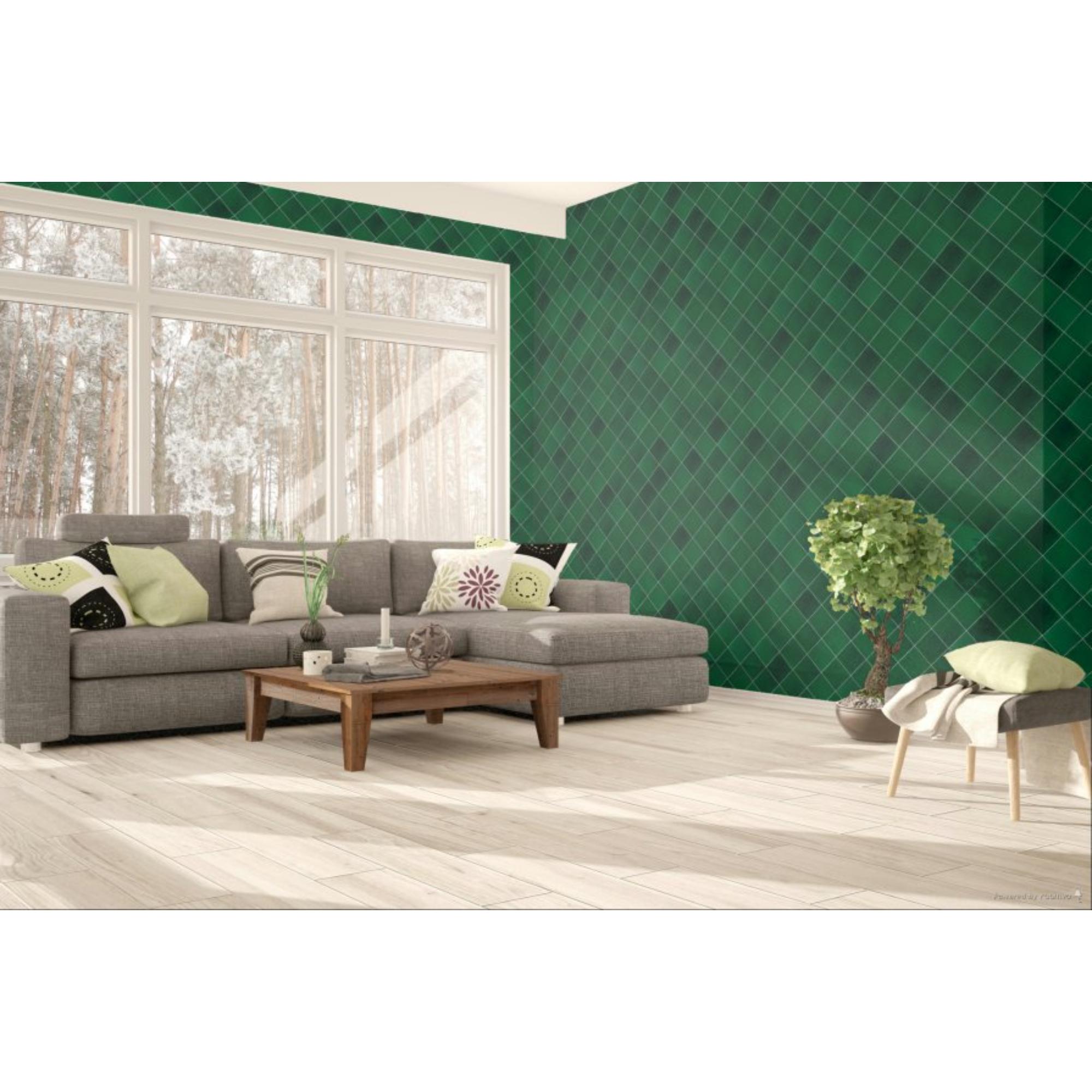 Contempee Fern 4X4 Handcrafted Glossy Wall Tile