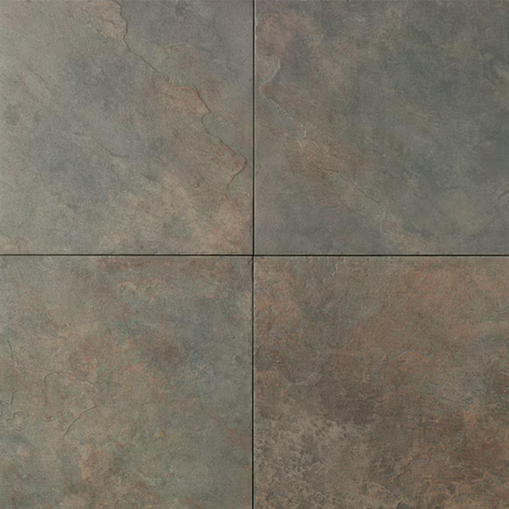 Continental Slate Brazilian Green 6x6 Matte Porcelain Floor Tile