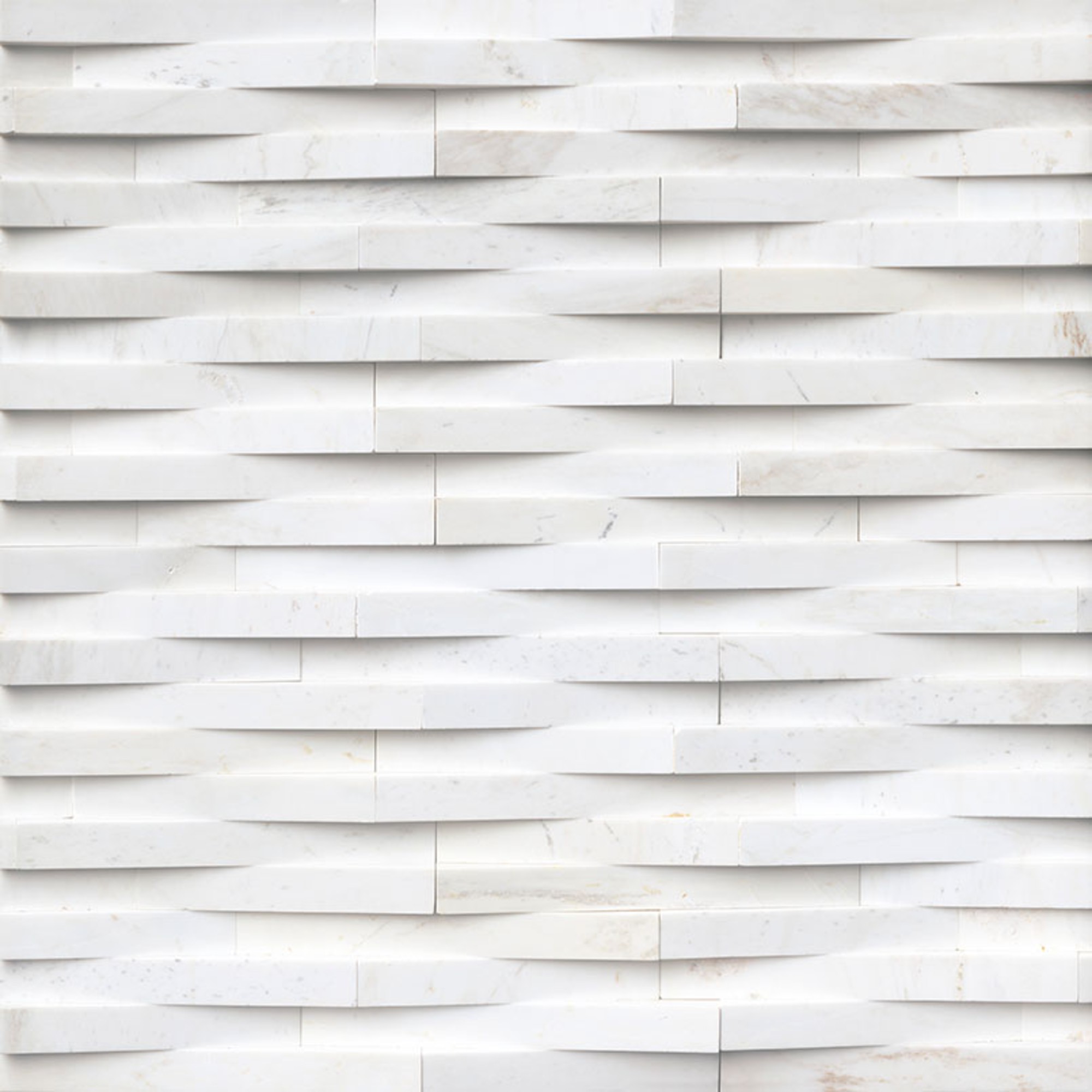 Cosmic White 6X12X6 3D Wave Split Face Corner Ledger Panel