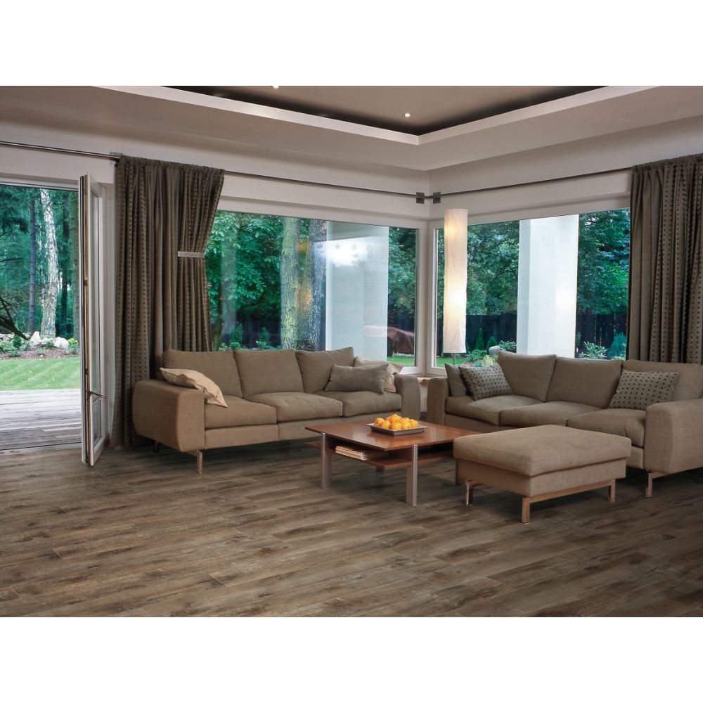 Country River Bark 6X36 Matte Porcelain Tile