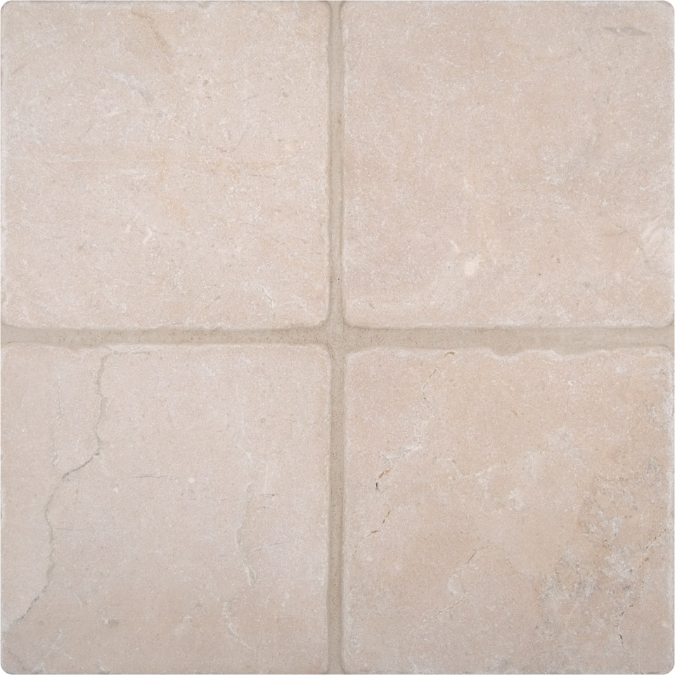 Crema Marfil 6X6 Tumbled