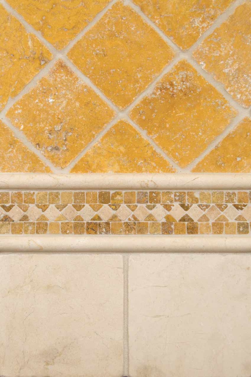 Crema Marfil 6X6 Tumbled