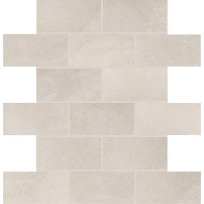 Advantage Portrait White 2X4 Brick Joint Matte Porcelain Mosaic Tile