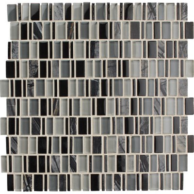 Clio Boreas 12x12 Random Glass Mosaic Tile