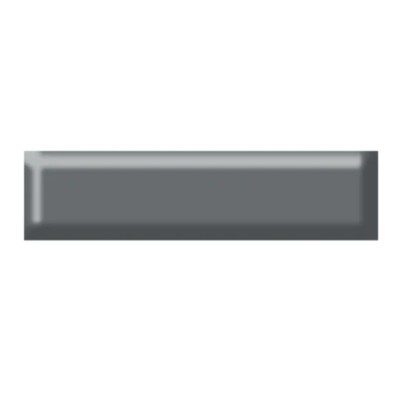 Color Wave Top Hat 2X12 Glossy Porcelain Wall Tile