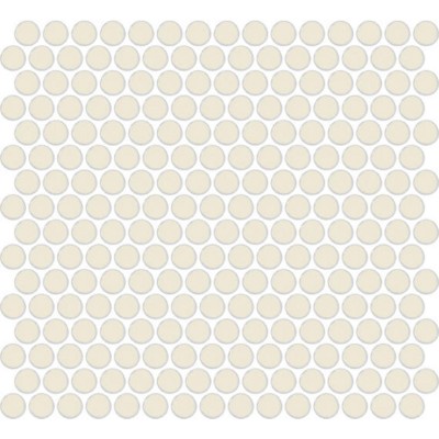 Color Wheel Biscuit Penny Rounds 1x1 Glossy Mosaic Tile