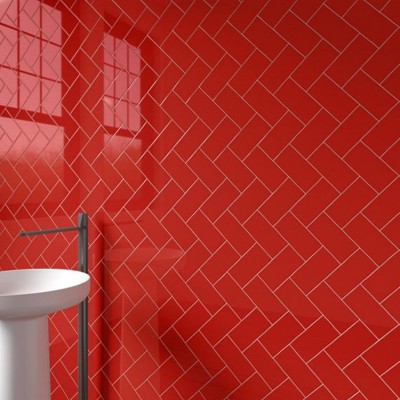 Color Wheel Classic Currant 3X6 Glossy Wall Tile