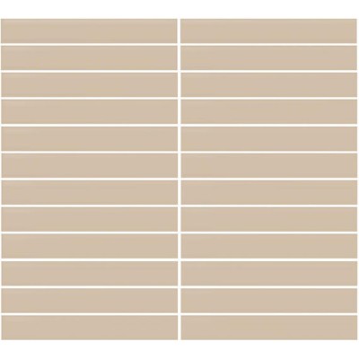 Color Wheel Urban Putty 2X2 Straight Joint Matte Mosaic Tile