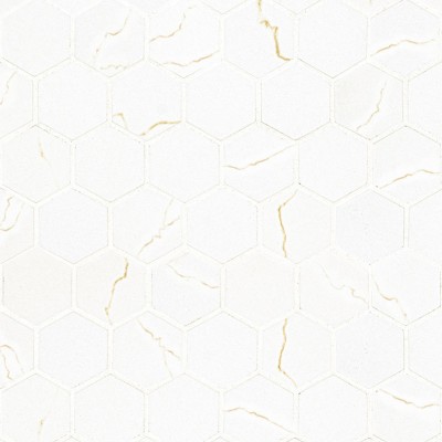 Miraggio Gold 2X2 Hexagon Matte Porcelain Mosaic Tile