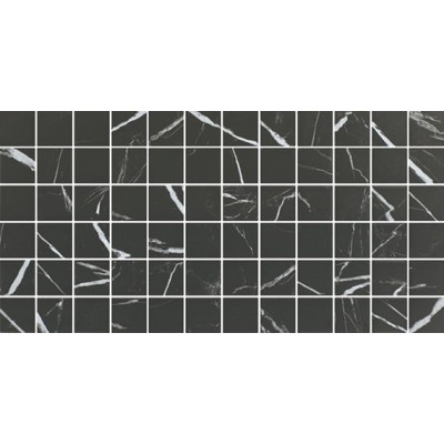 Platinum Carbon 2X2 Straight Joint Matte Porcelain Mosaic Tile