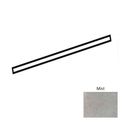 Platinum Mist 1/2X12 Jolly Glossy Wall Tile Trim