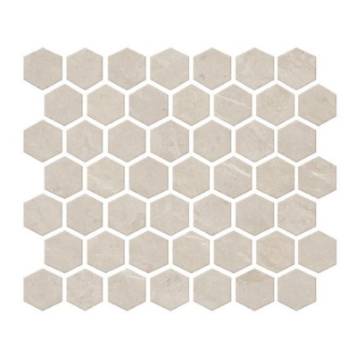 Prime Dynamic Beige 1.5X1.5 Matte Hexagon Porcelain Mosaic Tile