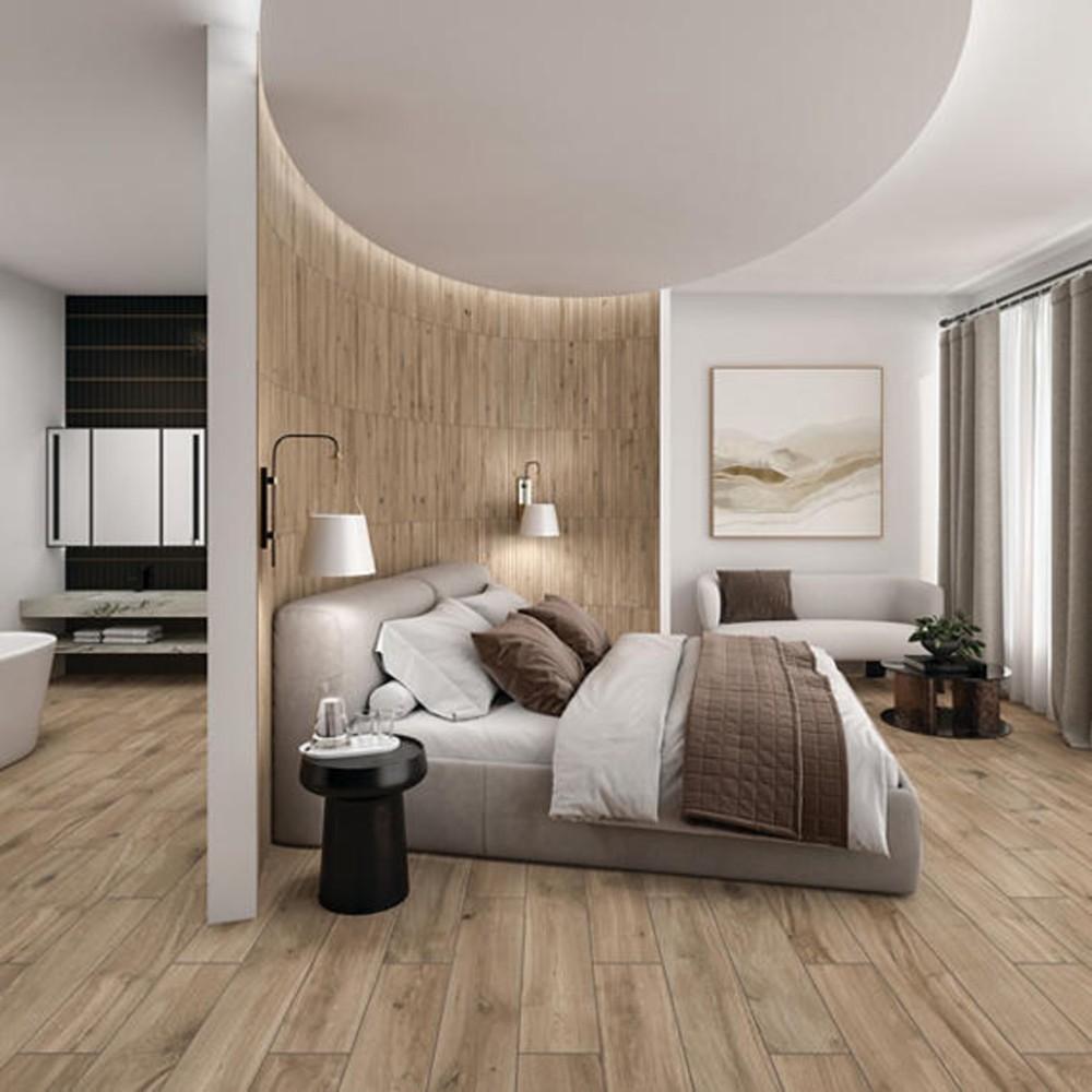 Acreage Palomino 1X24 Matte Porcelain Stacked Mosaic