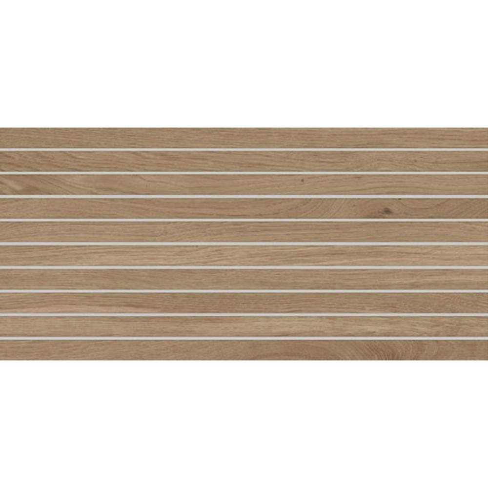 Acreage Palomino 1X24 Matte Porcelain Stacked Mosaic
