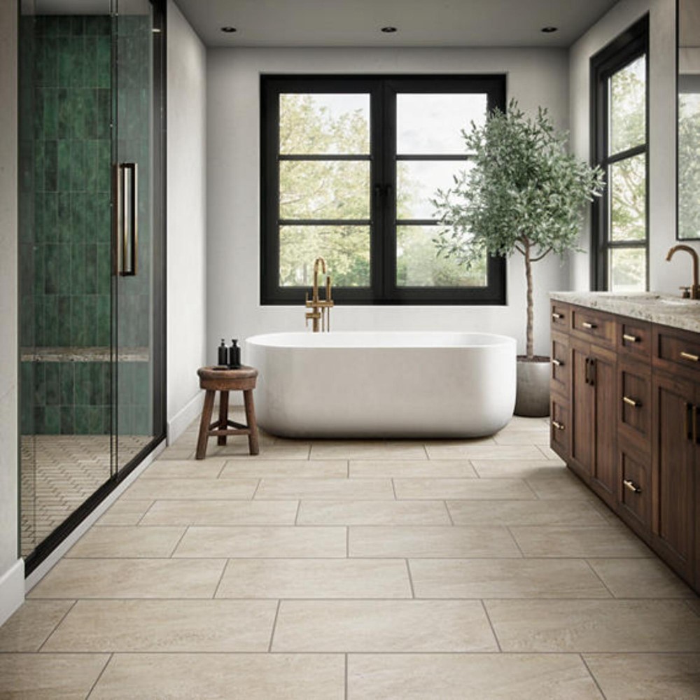 Advantage Distressed Beige 12X12 Matte Porcelain Tile