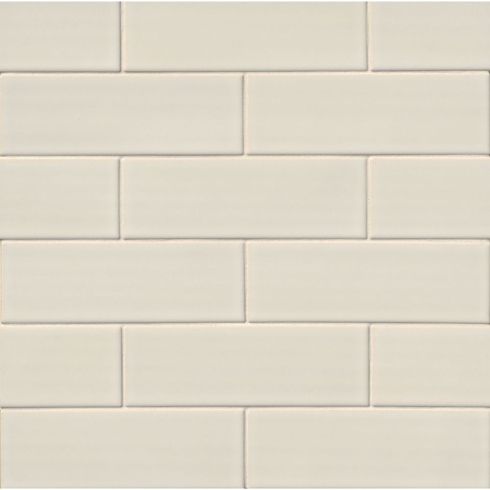 Antique White 4x12 Handcrafted Glossy Subway