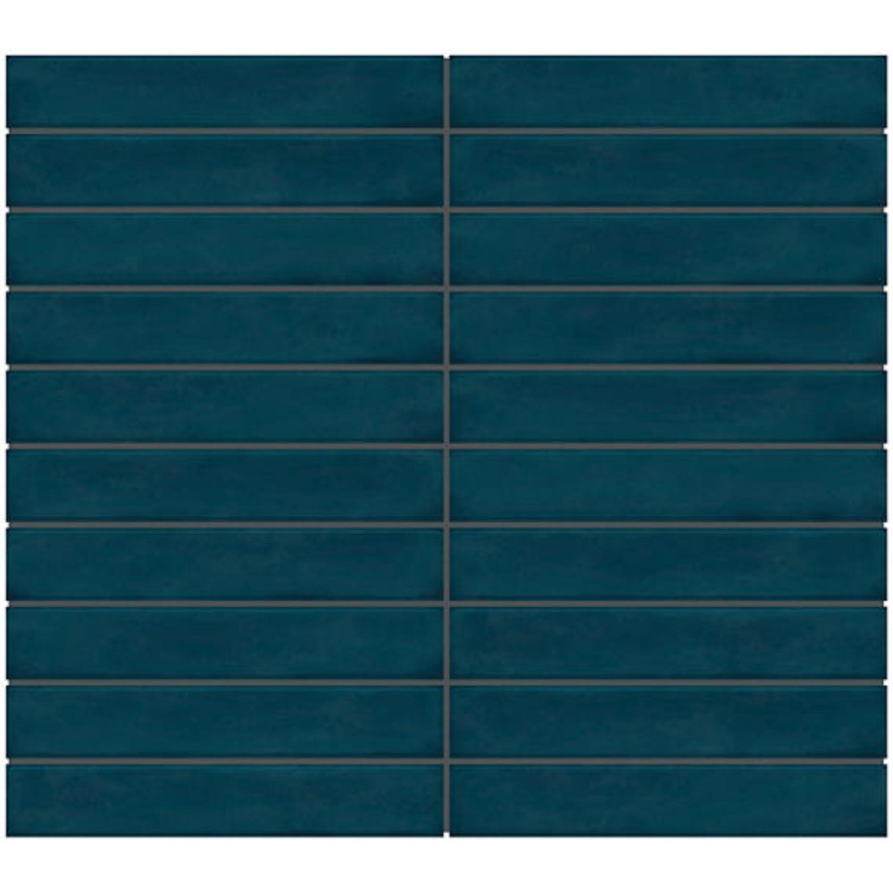 Artcrafted  Tide Straight Joint 1X6 Glossy Mosaic Tile