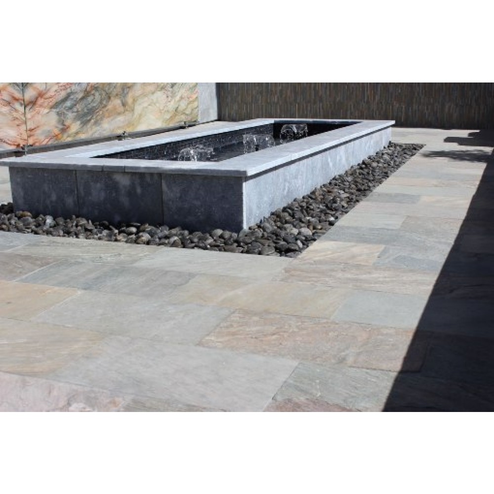 Atlantic Blue 16 Sqft/Kit x 10 Tumbled Paver