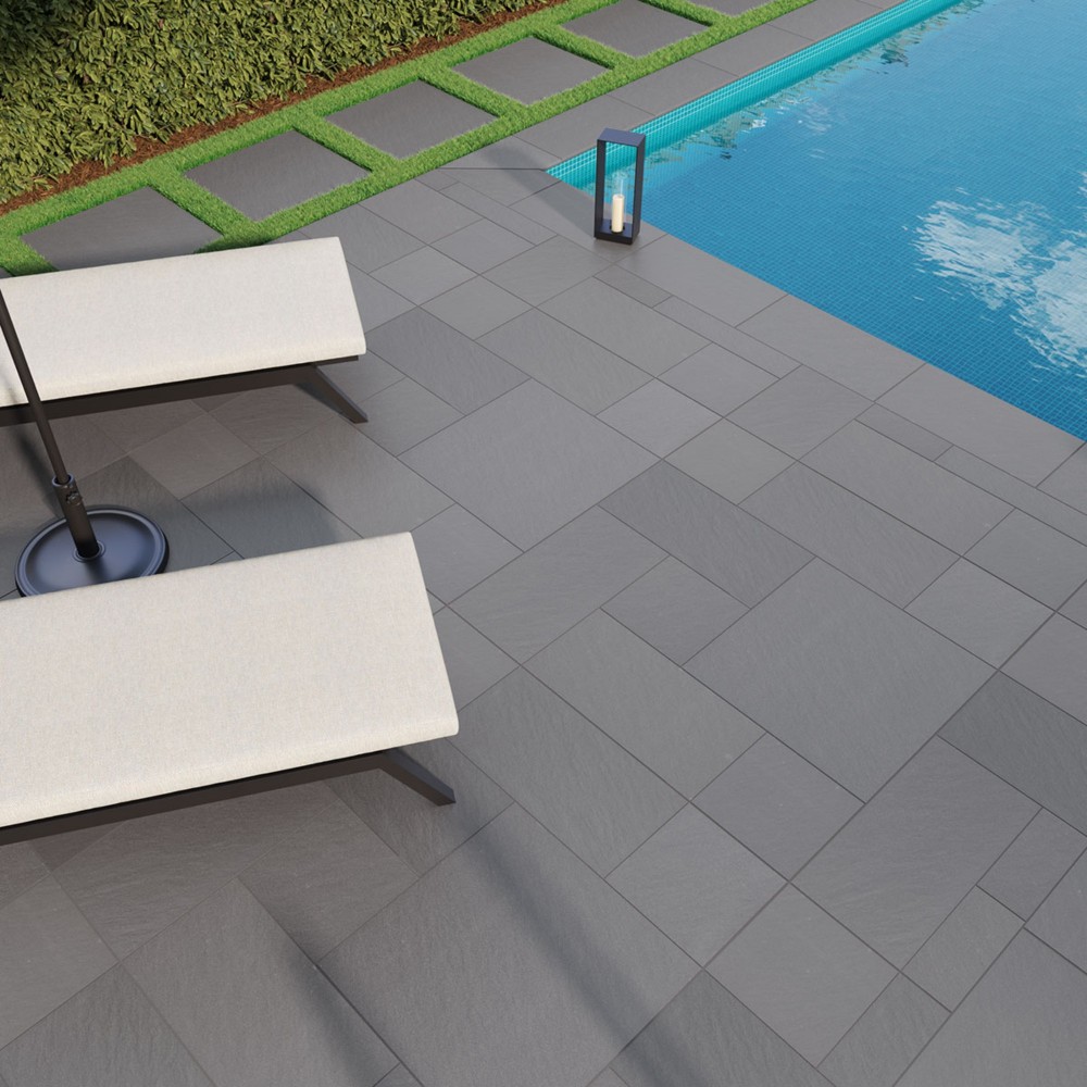Arterra True Blue Stone 13x24 Eased Edge Matte Pool Coping