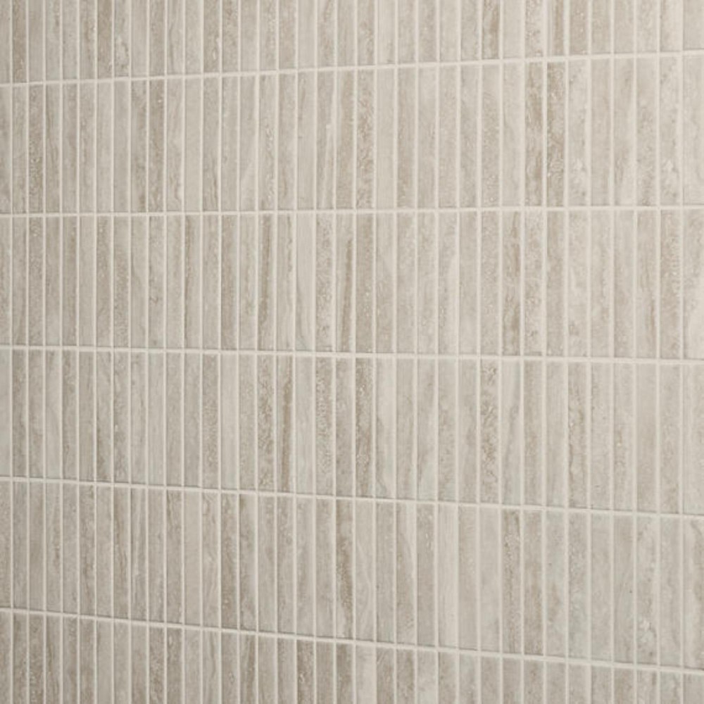 Calligo Nimbus 1x6 Stacked Microban Matte Porcelain Mosaic