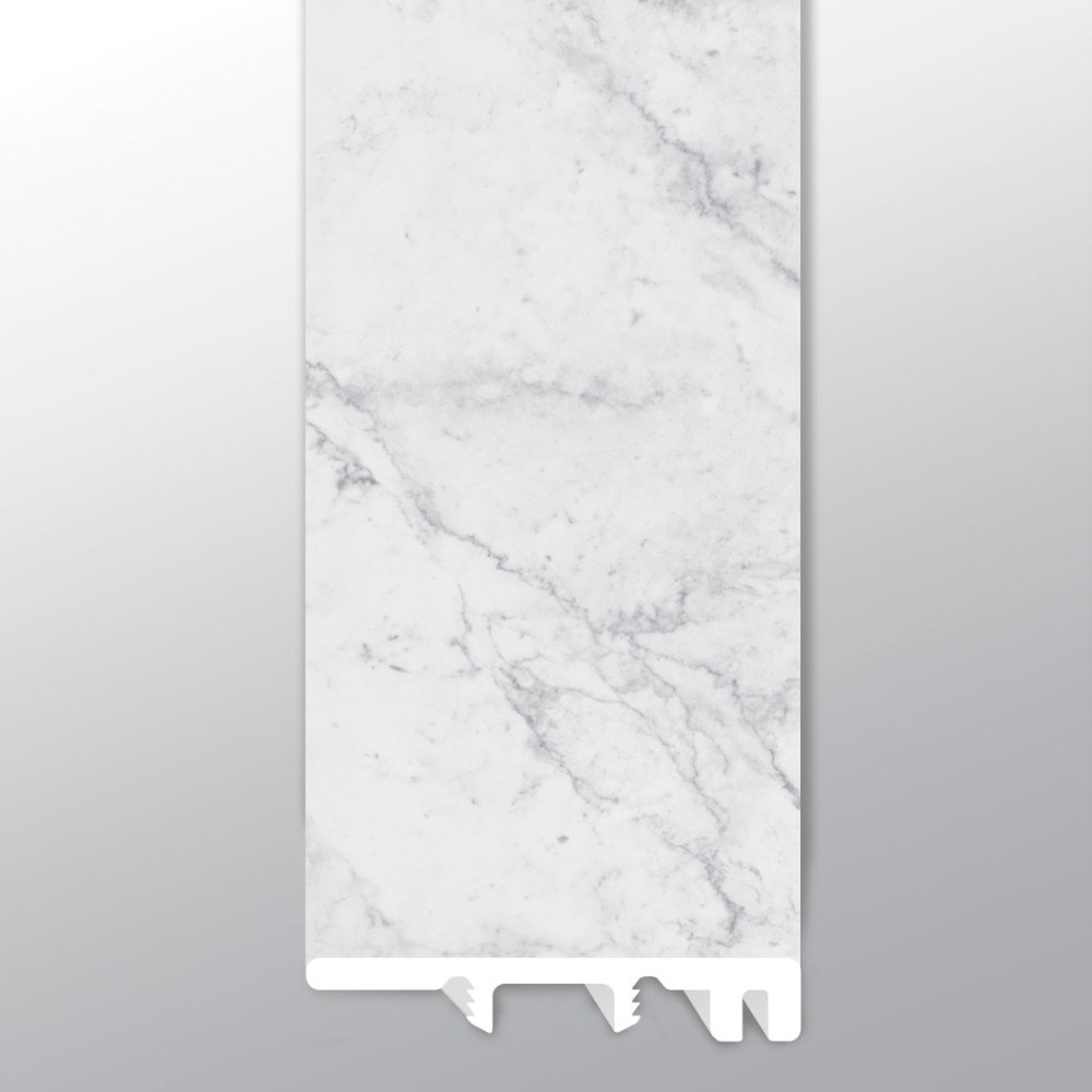 Trecento Carrara Avell 1.5X94 Vinyl End Cap (50 Pieces)