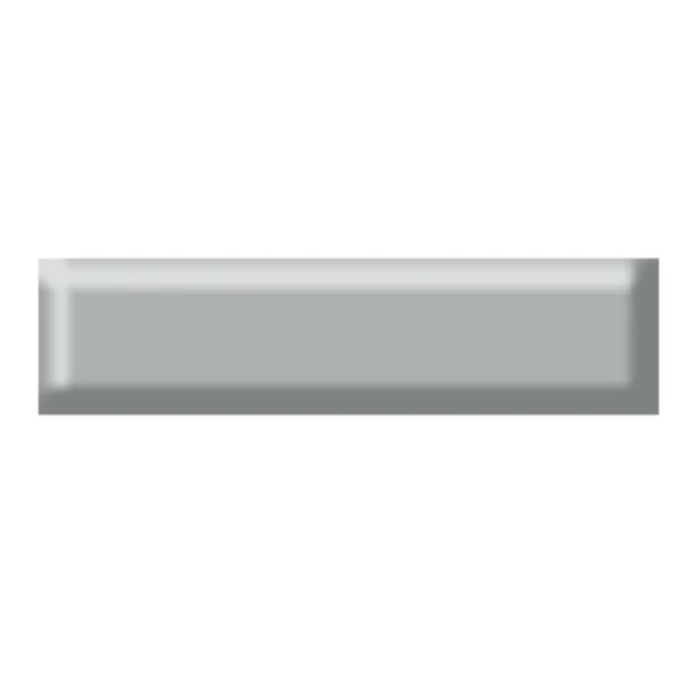 Color Wave Smoked Pearl 2X12 Glossy Porcelain Wall Tile