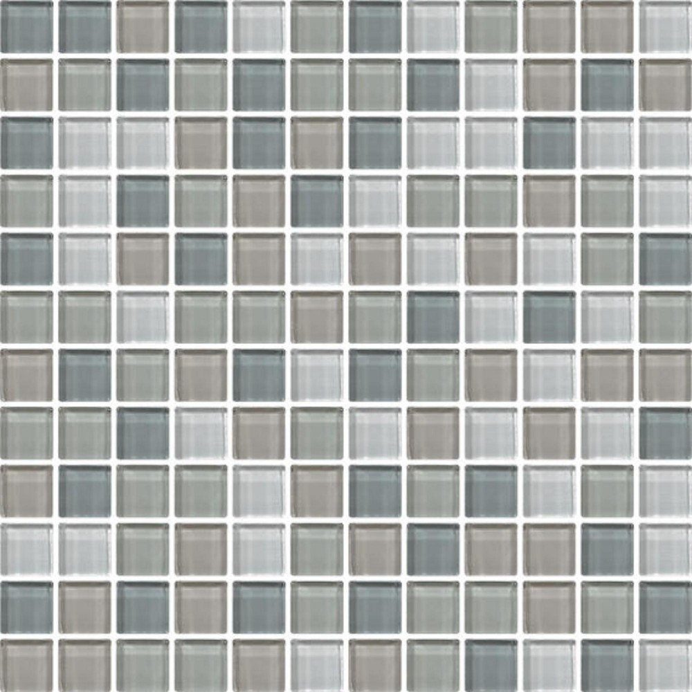 Color Wave Willow Water BL 1X1 Glass Mosaic Tile